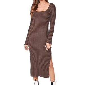Paige Benita Dress- Long Sleeve Midi Sweater